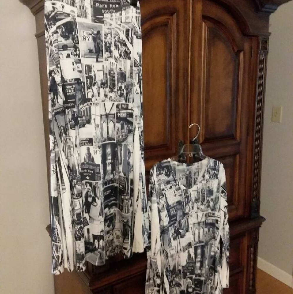 Top and skirt set